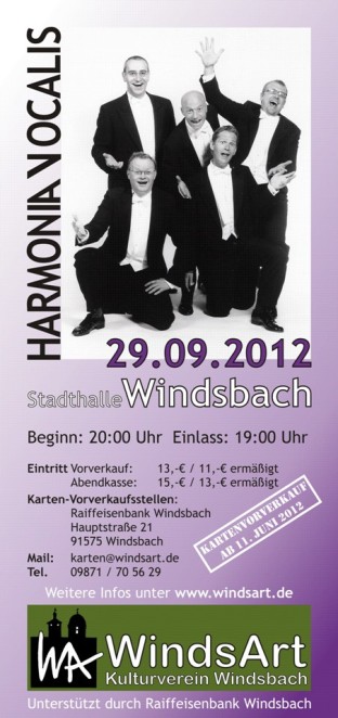WindsArt - Flyer Harmonia Vocalis